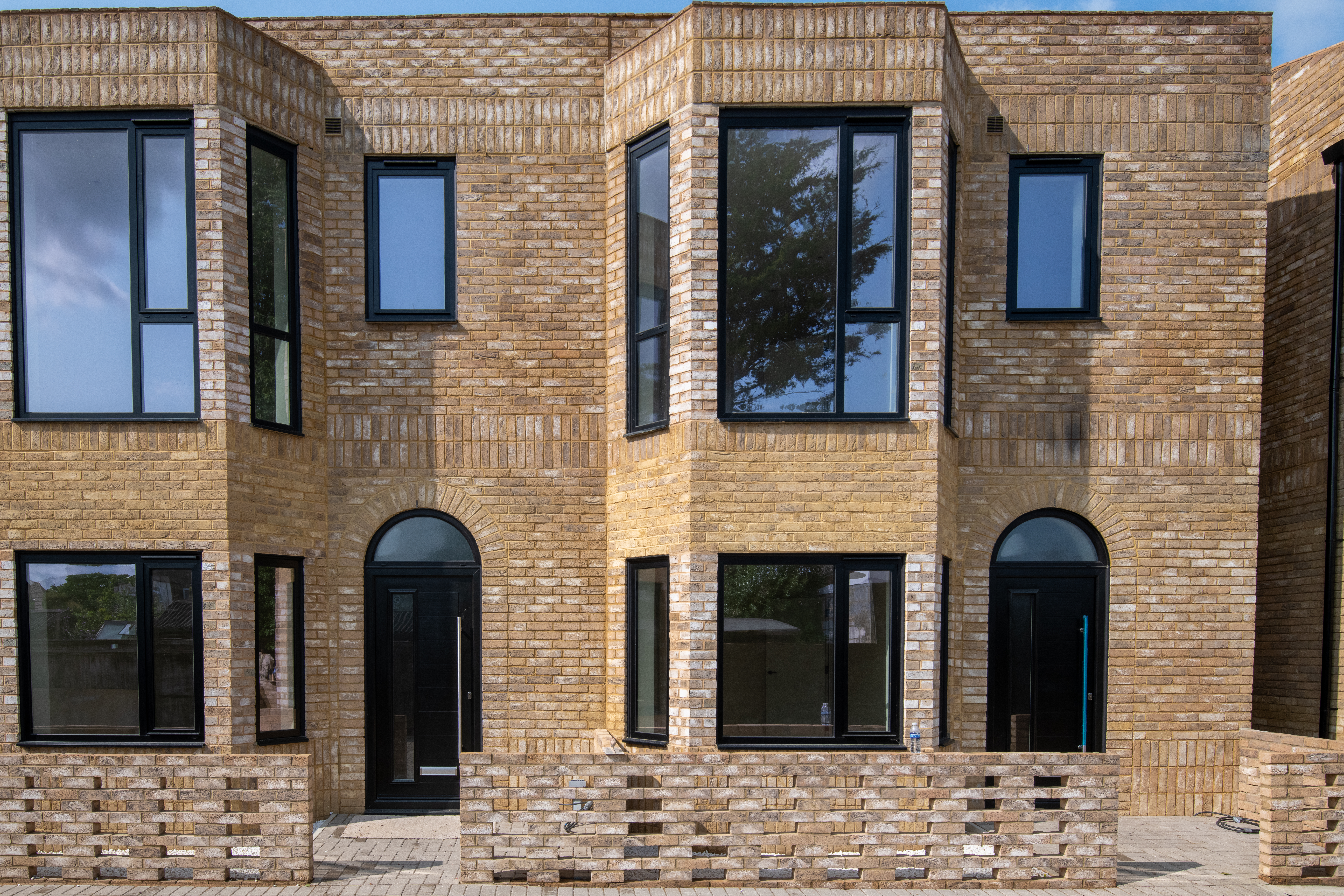 Front elevation completed